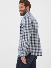 FatFace Blue Buxley Check Shirt - Image 3 of 6