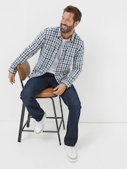 FatFace Blue Buxley Check Shirt - Image 4 of 6