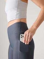 Athleta Blue Interval Stash 7/8 Leggings - Image 3 of 3