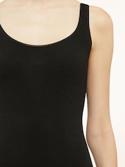 Wolford Black Jamaika Vest String Bodysuit - Image 3 of 5