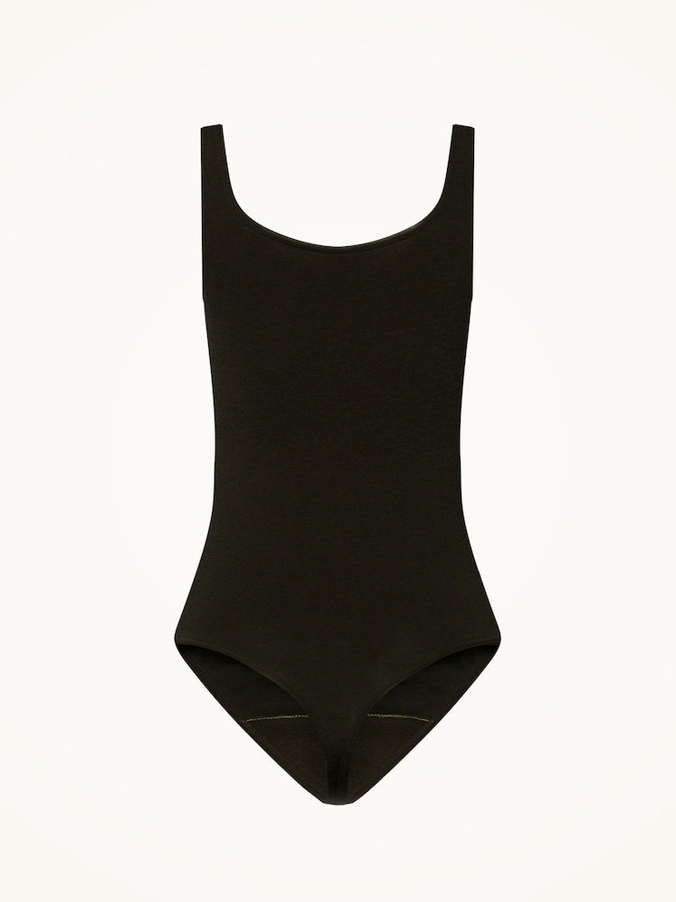 Wolford Black Jamaika Vest String Bodysuit - Image 5 of 5