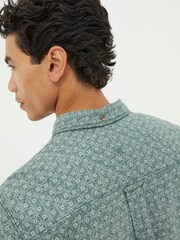 FatFace Geo Green Print Shirt - Image 4 of 6