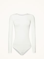 Wolford White Berlin Longsleeve Bodysuit - Image 4 of 5
