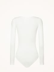 Wolford White Berlin Longsleeve Bodysuit - Image 5 of 5