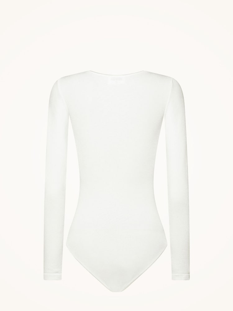 Wolford White Berlin Longsleeve Bodysuit - Image 5 of 5