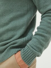 FatFace Green Crew Jumper - Image 3 of 4