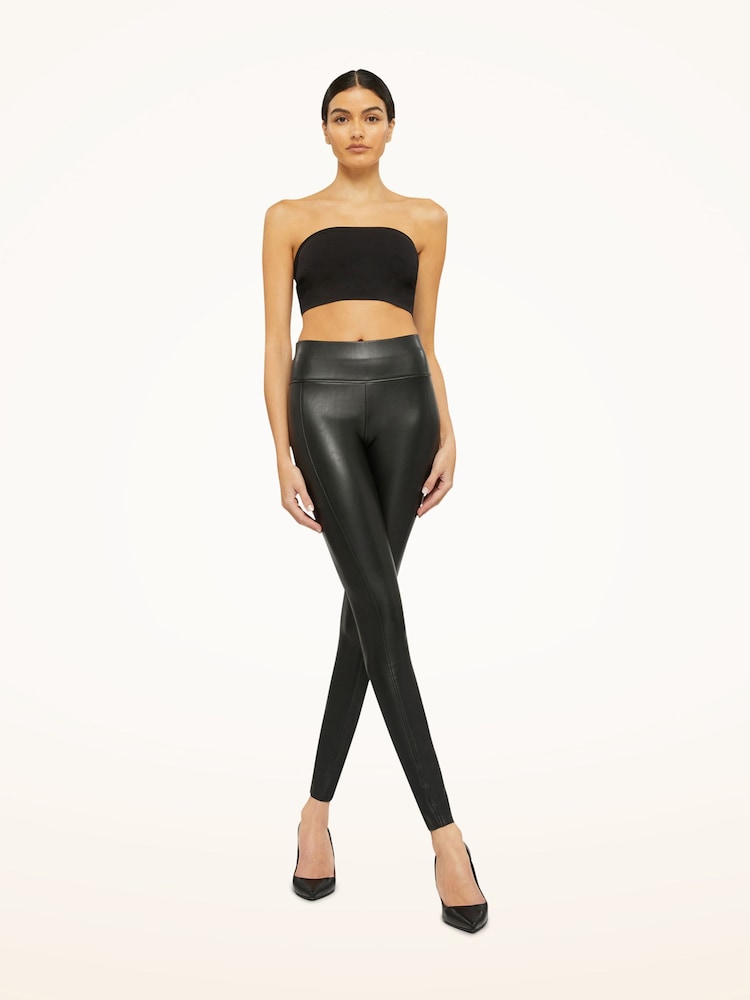 Wolford Black Forming Edie Vegan Leather Leggings - Image 1 of 3