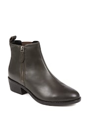 Pavers Van Dal Black Leather Heeled Chelsea Boots - Image 2 of 5