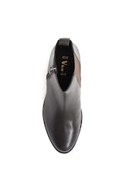 Pavers Van Dal Black Leather Heeled Chelsea Boots - Image 4 of 5
