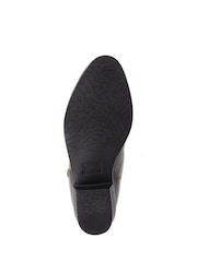 Pavers Van Dal Black Leather Heeled Chelsea Boots - Image 5 of 5