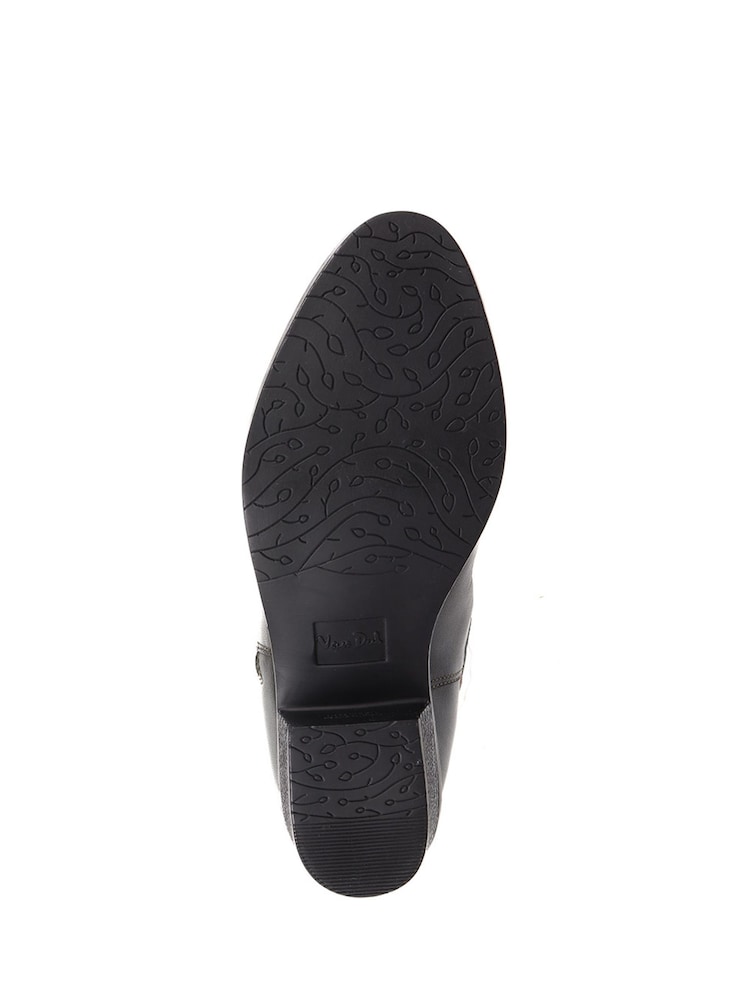 Pavers Van Dal Black Leather Heeled Chelsea Boots - Image 5 of 5
