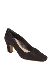 Pavers Van Dal Pointed Toe Leather Black Court Shoes - Image 2 of 5