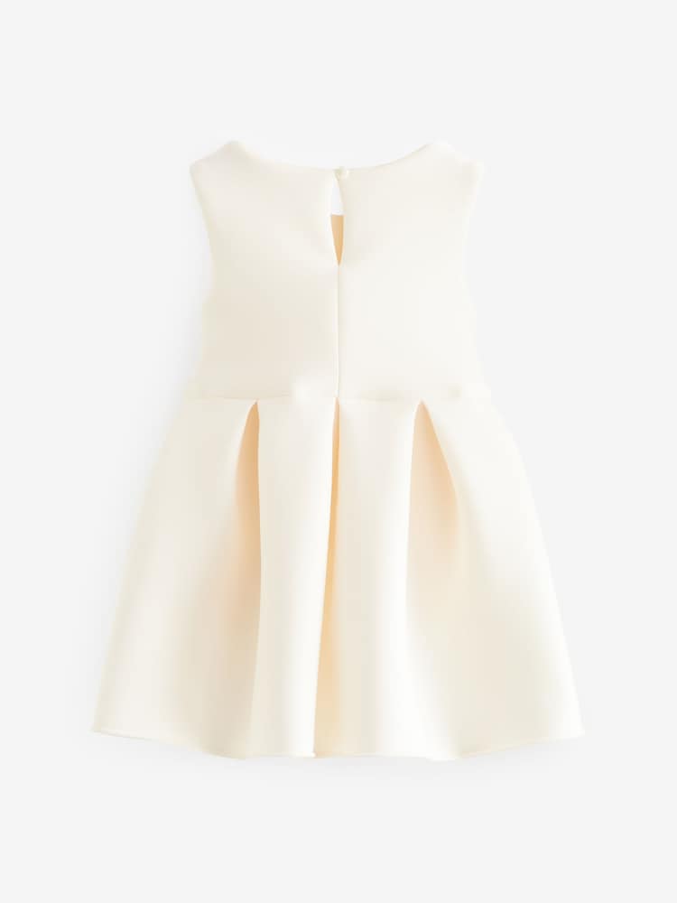 White Bow Party Dress (3mths-7yrs) - Image 2 of 3