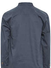 BadRhino Big & Tall Blue Cotton Twill 100% Cotton Overshirt - Image 3 of 3