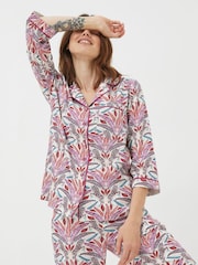 FatFace Zebra Multi Pyjamas Shirt - Image 3 of 6