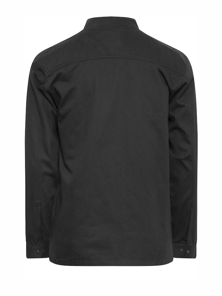 BadRhino Big & Tall Black Black Zip Up 100% Cotton Jacket - Image 3 of 3