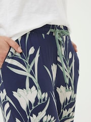 FatFace Blue Eva Spring Blooms Jersey Pyjamas - Image 4 of 5