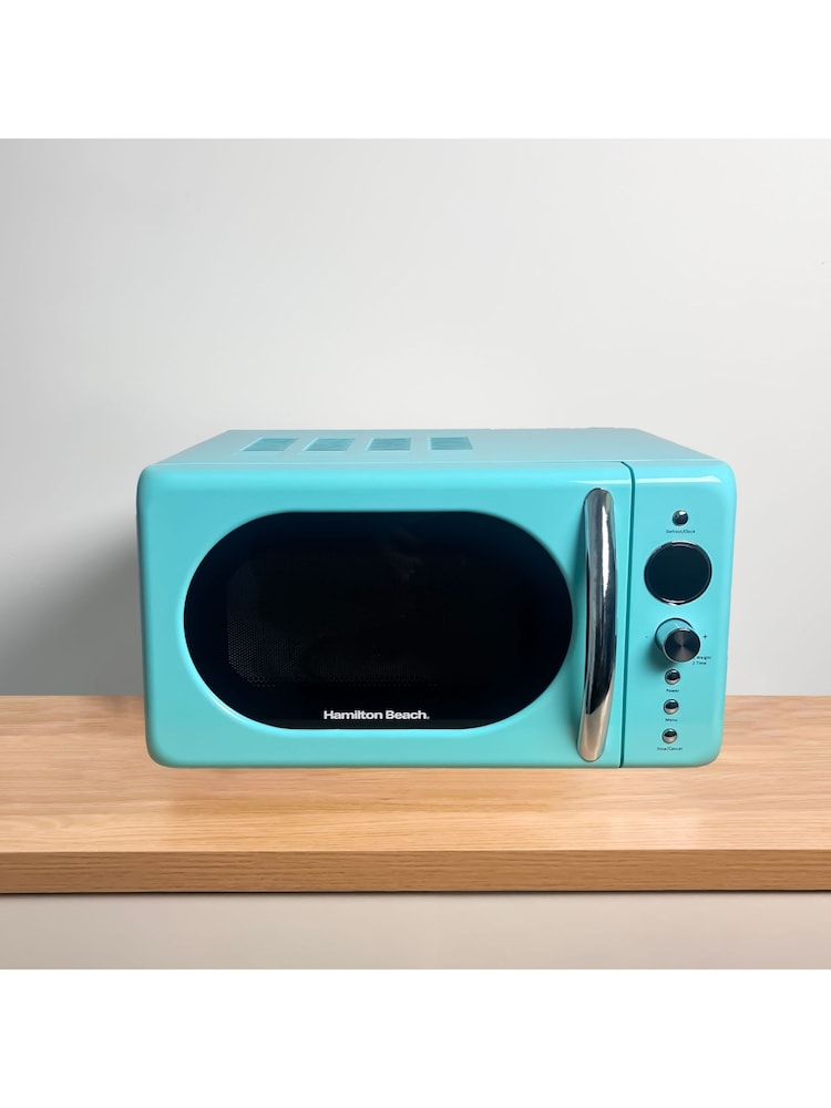 Hamilton Beach Mint Green 20 Litre Retro Microwave - Image 1 of 4