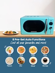 Hamilton Beach Mint Green 20 Litre Retro Microwave - Image 2 of 4