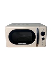 Hamilton Beach Cream 20 Litre Retro Microwave - Image 1 of 4
