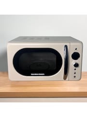 Hamilton Beach Cream 20 Litre Retro Microwave - Image 3 of 4