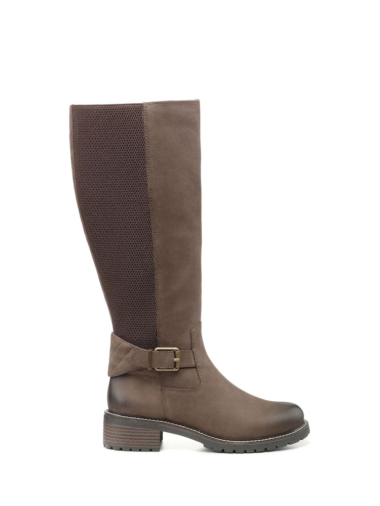 Hotter Brown Briley Zip Fastening Regular Fit Boots - Image 1 of 4