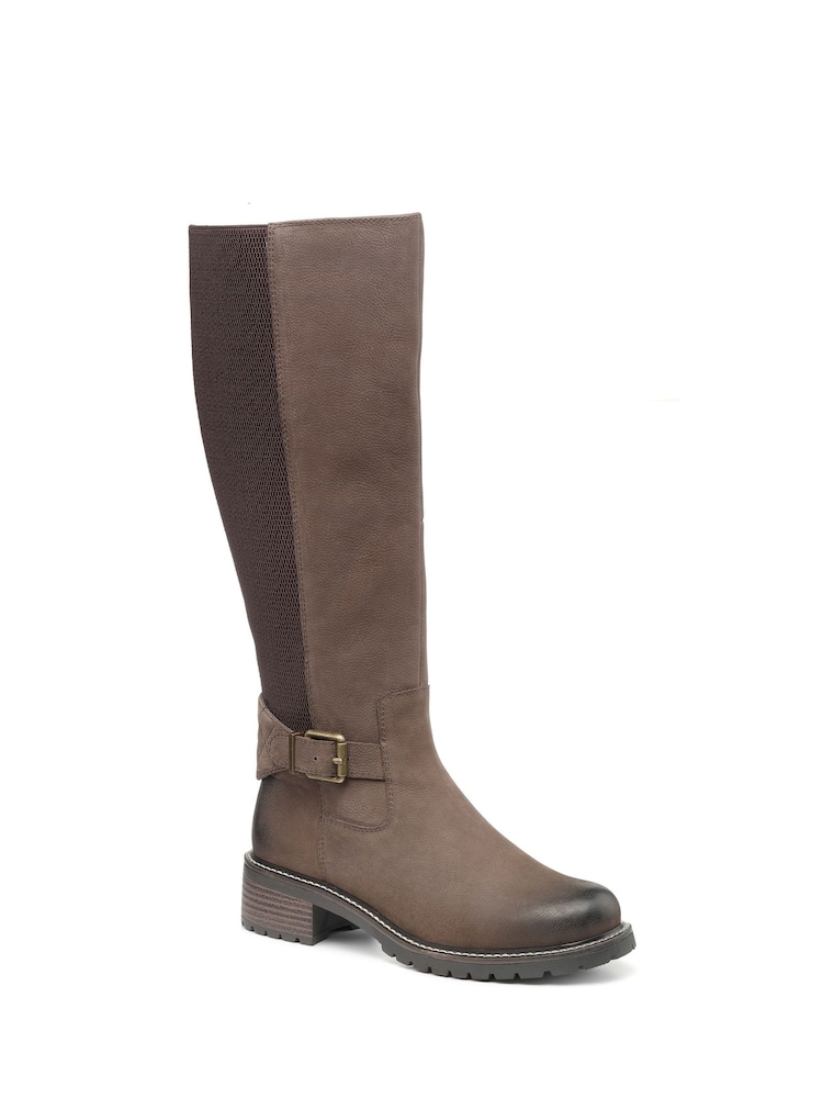 Hotter Brown Briley Zip Fastening Regular Fit Boots - Image 2 of 4