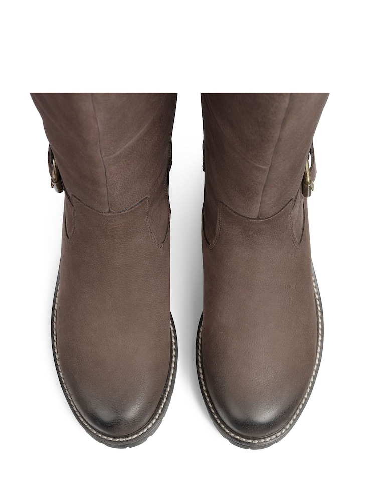 Hotter Brown Briley Zip Fastening Regular Fit Boots - Image 4 of 4