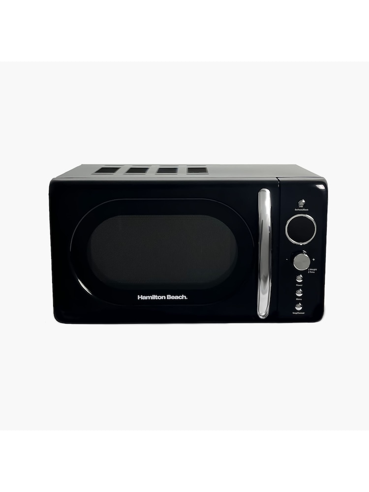 Hamilton Beach Black 20 Litre Retro Microwave - Image 1 of 2