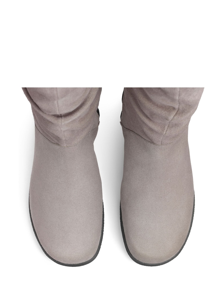 Hotter Grey Regular Fit Derrymore II Zip-Fastening Boots - Image 4 of 4