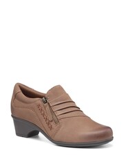 Hotter Brown Darcy Slip-On/Zip Regular Fit Shoes - Image 2 of 4