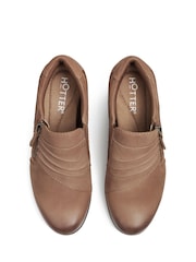Hotter Brown Darcy Slip-On/Zip Regular Fit Shoes - Image 3 of 4