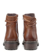 Hotter Brown Chrom Brooke Zip Fastening Regular Fit Boots - Image 3 of 4