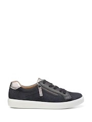 Hotter Grey Regular Fit Stellar Lace-Up/Zip Shoes - Image 1 of 4