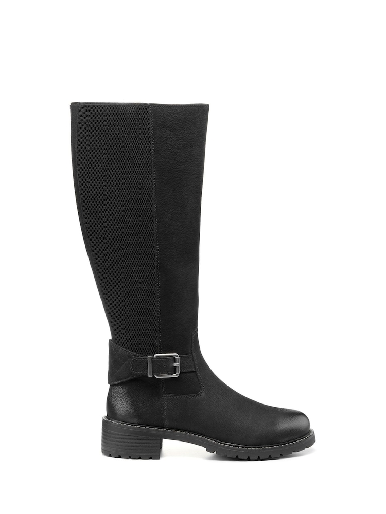 Hotter Black Briley Zip Fastening Regular Fit Boots - Image 1 of 4