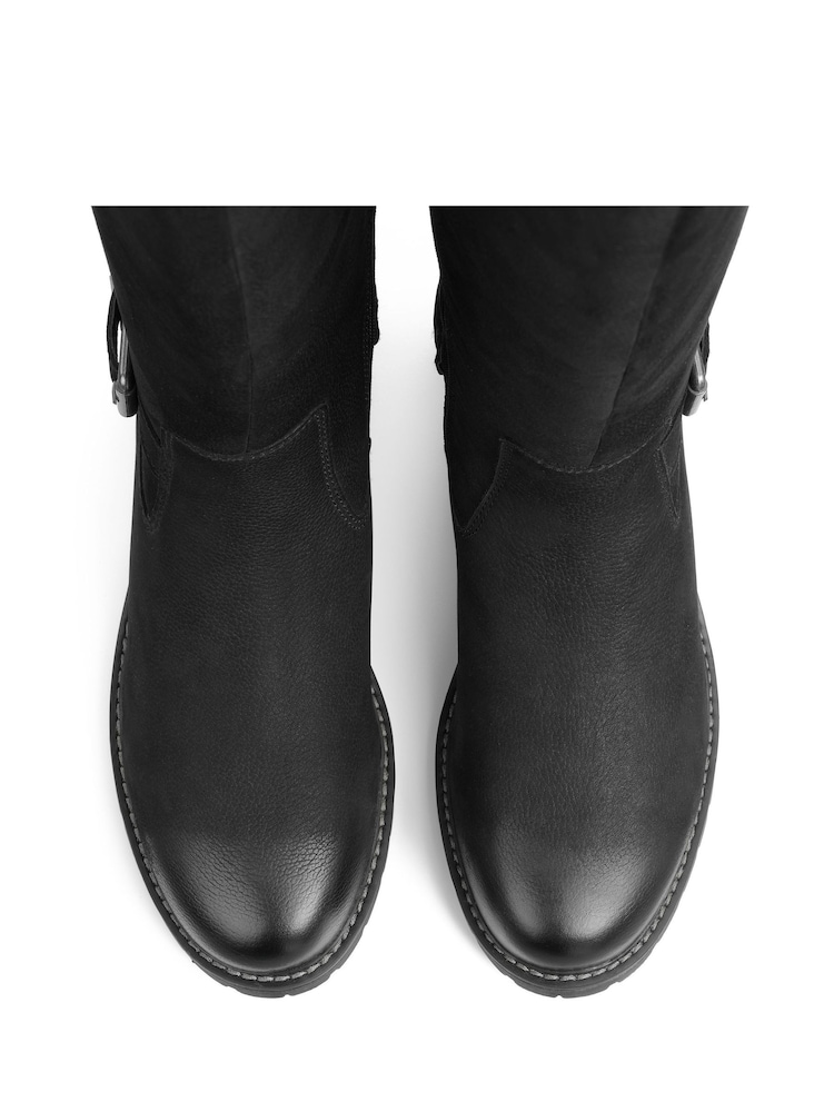 Hotter Black Briley Zip Fastening Regular Fit Boots - Image 4 of 4