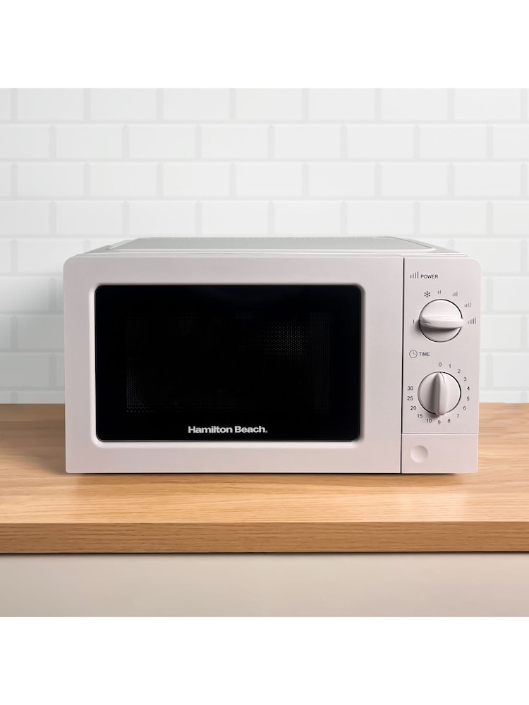 Hamilton Beach White 20 Litre Microwave With Glass Door - Image 2 of 4