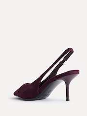 Linzi Red Highlight Stiletto Court Heels - Image 5 of 5