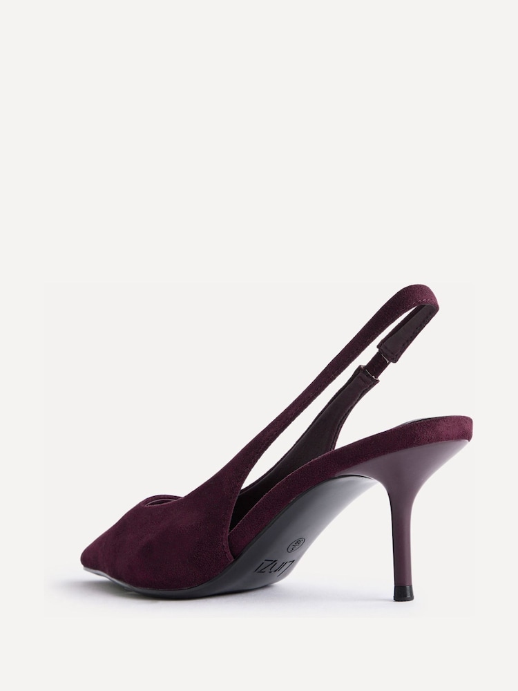 Linzi Red Highlight Stiletto Court Heels - Image 5 of 5 Linzi Red Highlight Stiletto Court Heels - Image 5 of 5