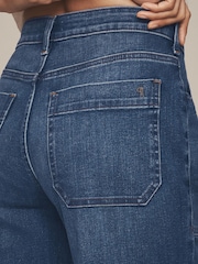 Anthropologie Blue Petite Petite Pilcro The Rylan Relaxed High-Rise Flare Jeans - Image 5 of 5