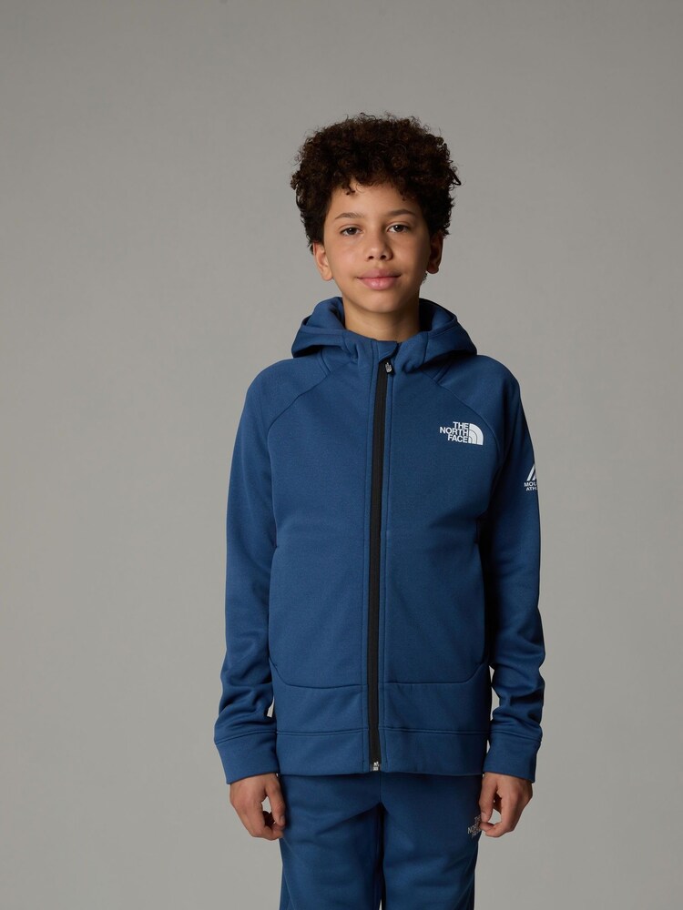 The North Face Blue Boys Mountain Athletics Full Zip Hoodie - Image 1 of 4