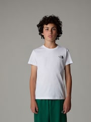 The North Face White Boys Redbox T-Shirt - Image 2 of 3