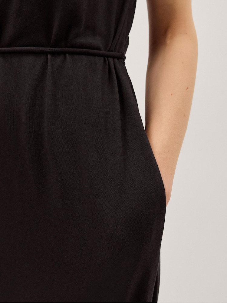 Monsoon Black Matilda Embroidered Balloon Leg Jumpsuit - Image 3 of 3