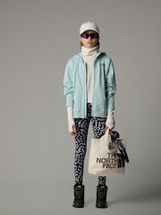 The North Face Green Girls Oversized Full Zip Light 100% Cotton Hoodie - Image 3 of 3