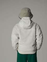 The North Face White Girls Osito Full Zip Hoodie - Image 2 of 4