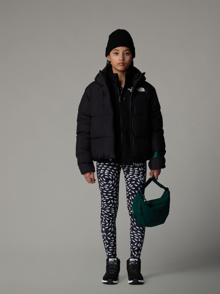 The North Face Black Girls North Down Hooded Jacket - Image 4 of 4
