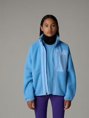 The North Face Blue Girls Yumiori Ful Zip Fleece Jacket - Image 4 of 5