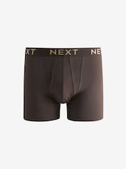 Rich Purple/Blue Gold Metallic Waistband 10 pack Hipster Boxers - Image 5 of 13