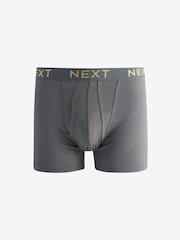 Rich Purple/Blue Gold Metallic Waistband 10 pack Hipster Boxers - Image 7 of 13