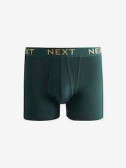 Rich Purple/Blue Gold Metallic Waistband 10 pack Hipster Boxers - Image 8 of 13